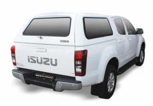 Isuzu Gen.6 Double Cab Lowline Halfdoor Canopy Standard (With windows) Solid White