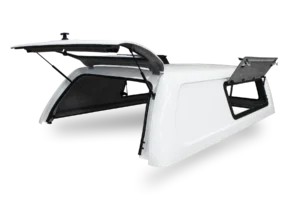 Ford Ranger Single Cab Lowline Halfdoor Canopy Blank Cw Single Set Tip-Up Doors Solid White