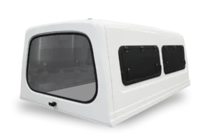 Suzuki Carry Single Cab Lowline Halfdoor Canopy Blank Cw Double Set Tip-Up Doors Solid White