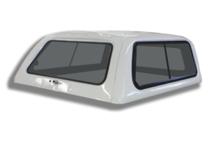 Nissan NP300 Double Cab Lowline Halfdoor Canopy Standard (With windows) Solid White