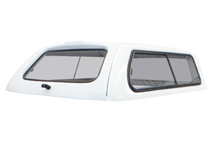 Isuzu D-MAX Extended Cab Lowline Halfdoor Canopy Standard (With windows) Solid White
