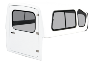 Nissan NP200 Highline Fulldoor Canopy Standard (With windows) Solid White