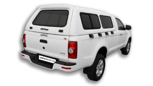 JAC T6 Single Cab Lowline Halfdoor Canopy Blank Sides (No side windows) Solid White