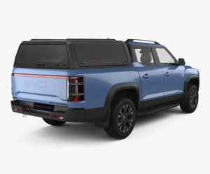 BYD Shark 6 Double Cab Xpedition Canopy - All Black