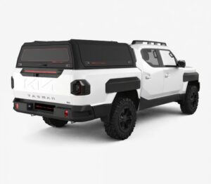 Kia Tasman Double Cab Xpedition Canopy - All Black